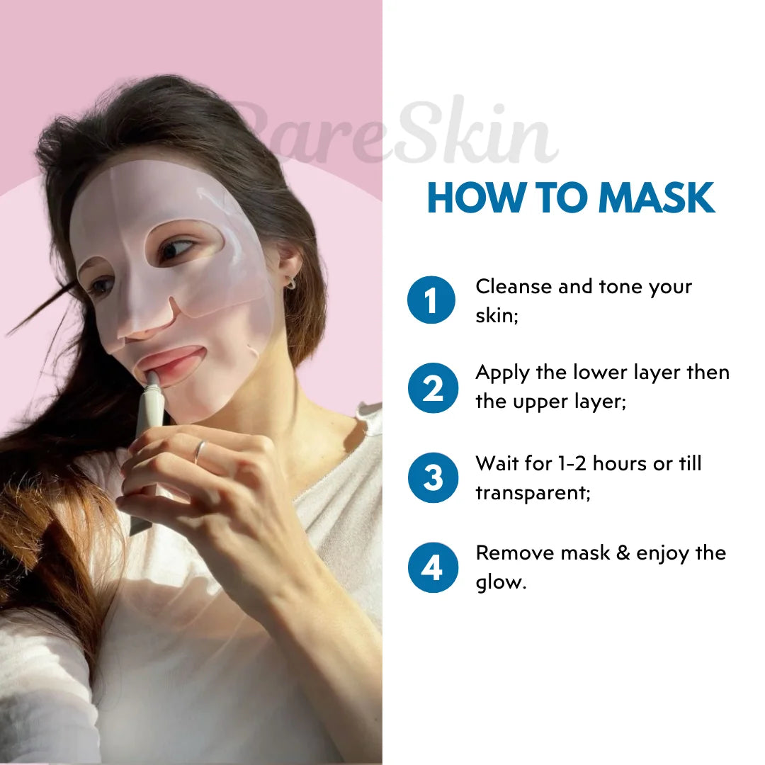 The Salmon PDRN Pink Collagen Face Mask