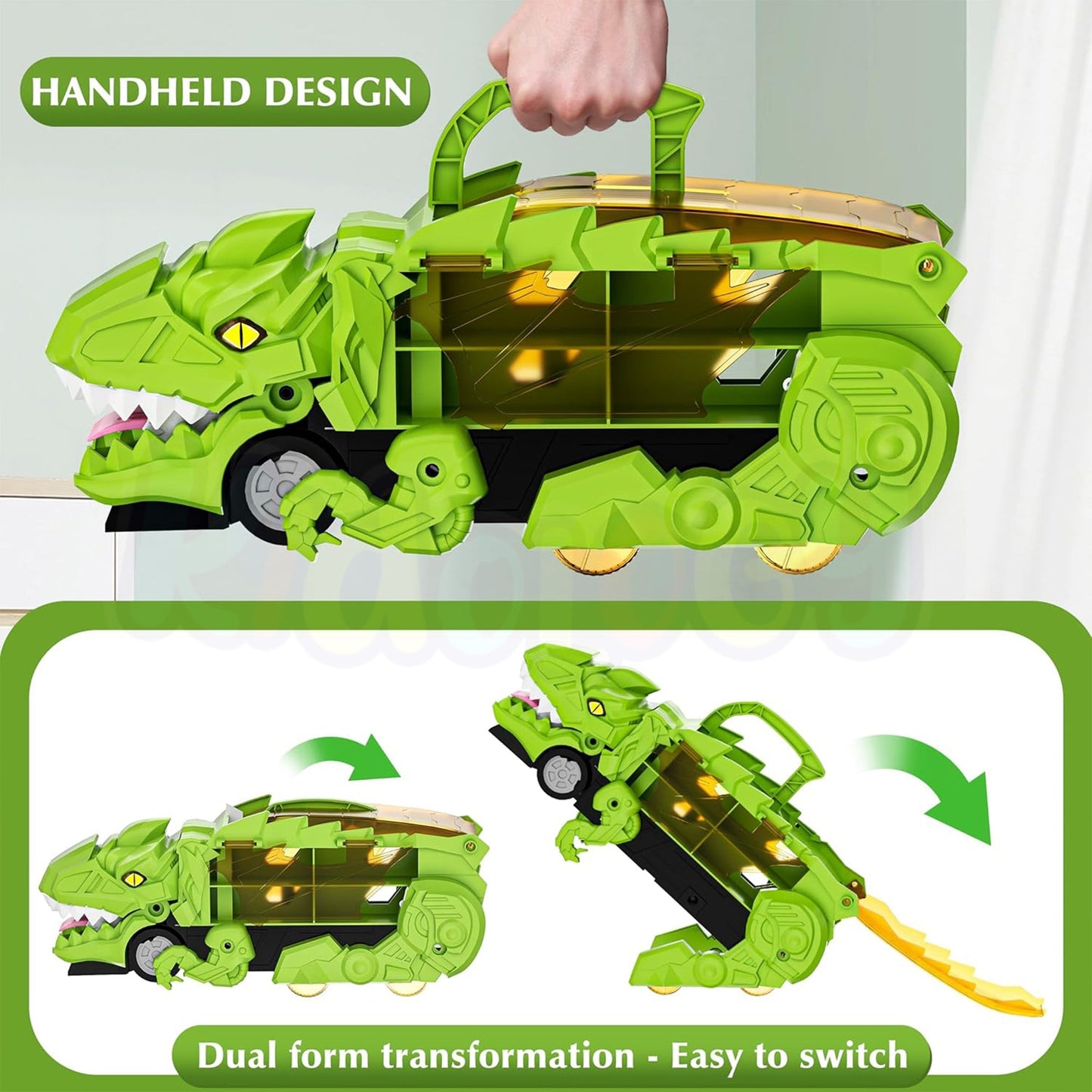 Dino Adventure Truck Slide with Cars
