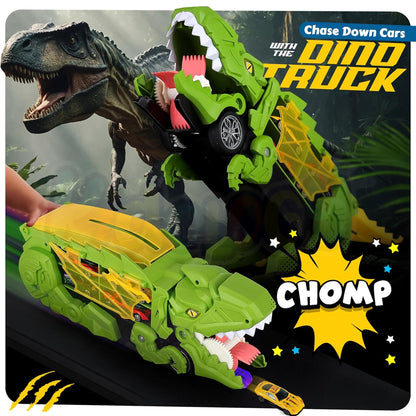 Dino Adventure Truck Slide with Cars