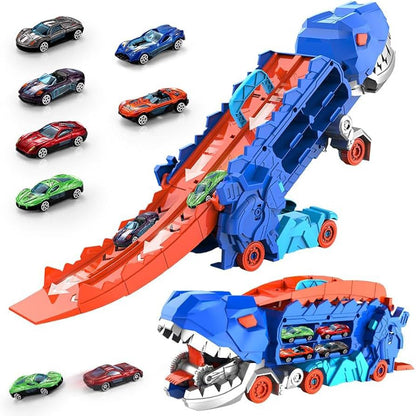 Dino Adventure Truck Slide with Cars