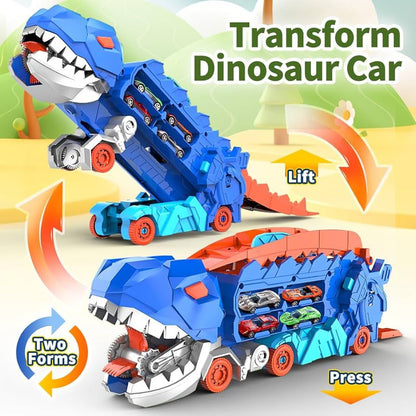 Dino Adventure Truck Slide with Cars