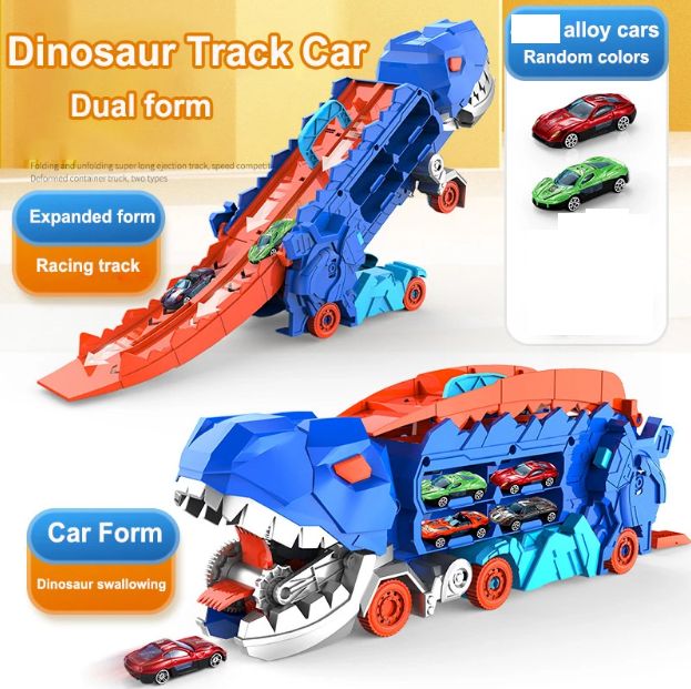 Dino Adventure Truck Slide with Cars