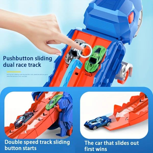 Dino Adventure Truck Slide with Cars