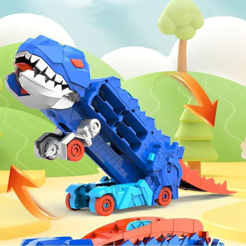 Dino Adventure Truck Slide with Cars