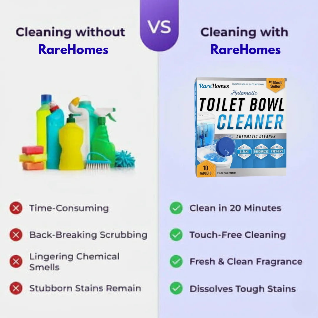 Blue Tablets Toilet Cleaning Solution