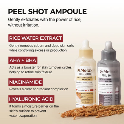Rice Peel Glow Serum for Korean Glass Skin