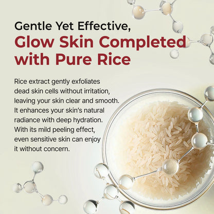 Rice Peel Glow Serum for Korean Glass Skin