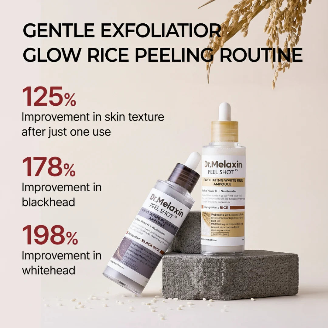 Rice Peel Glow Serum for Korean Glass Skin